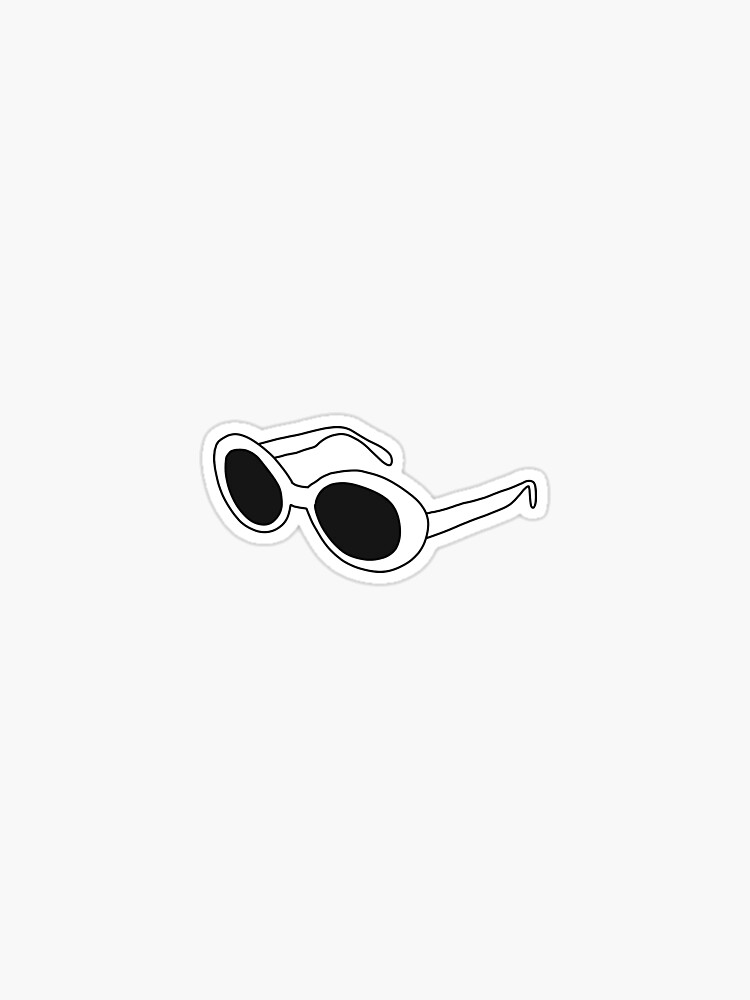 "Clout Goggles" Sticker by Araizes Redbubble