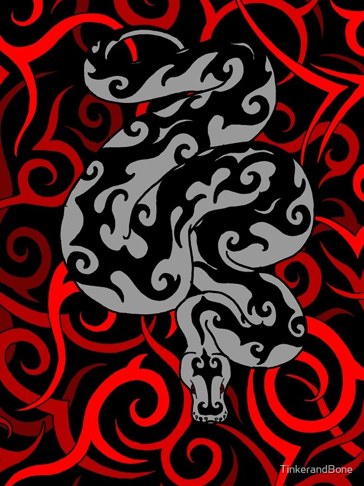 Thumbnail 4 of 4, iPhone Case, Tribal Ball Python designed and sold by TinkerandBone.