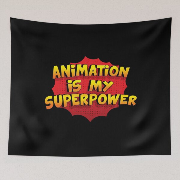 Item preview, Animation is my Superpower Funny Design Animation Gift designed and sold by Custom365.