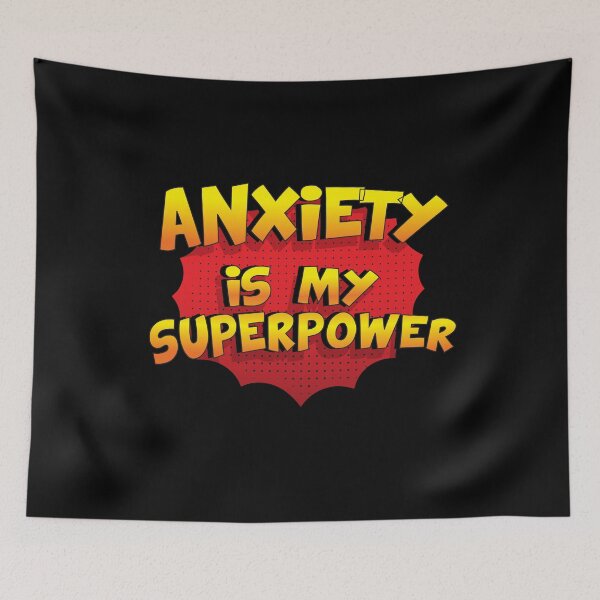 Item preview, Anxiety is my Superpower Funny Design Anxiety Gift designed and sold by Custom365.