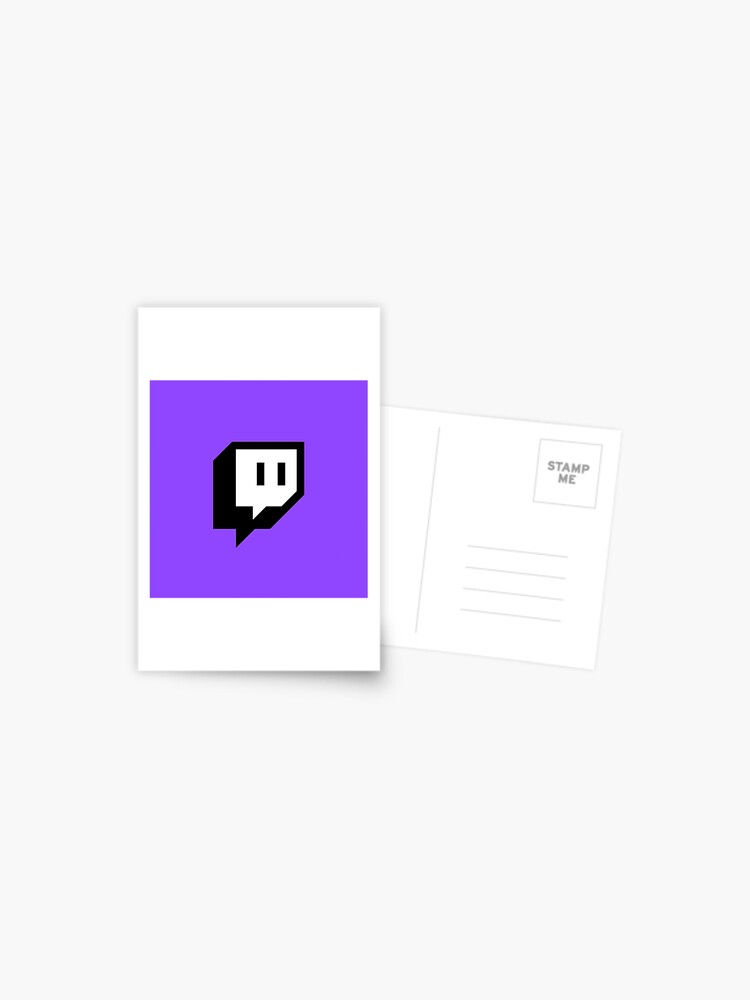 Twitch Tv Logo Icon New Postcard By Licensed Redbubble