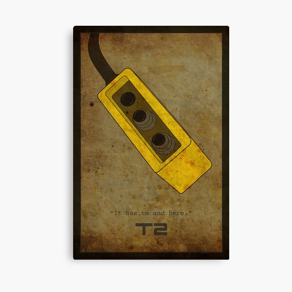 Terminator 2 (alternative poster 2) Canvas Print