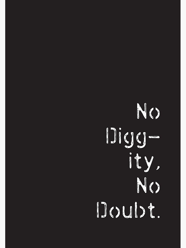  No Diggity No Doubt Blackstreet Music Lyrics Art Canvas Print By 