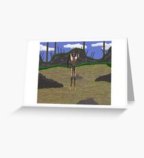 Humanoid claptrap Greeting Card