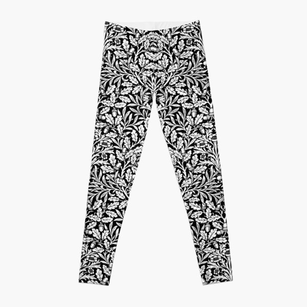 Shop Lissel Flowers Scandi Abstract Cutout Pattern in Black and Almond Cream  Leggings by kierkegaart on Society6!