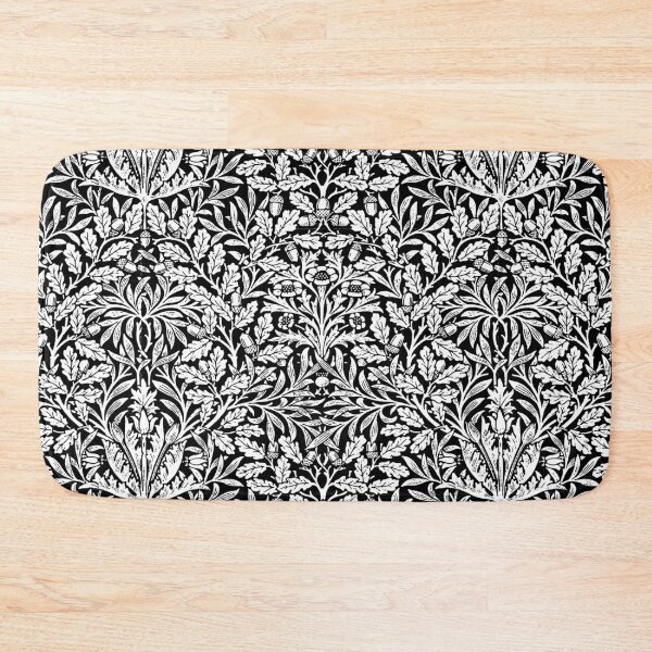 Item preview, Art Nouveau Floral Damask, Black and White designed and sold by Marymarice.