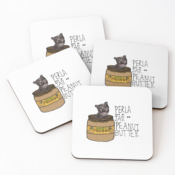 Item preview, Perla in a Jar of Peanut Butter designed and sold by sisselonpaper.