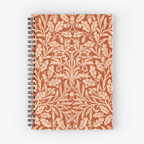 Item preview, Art Nouveau Floral Damask, Mandarin Orange designed and sold by Marymarice.
