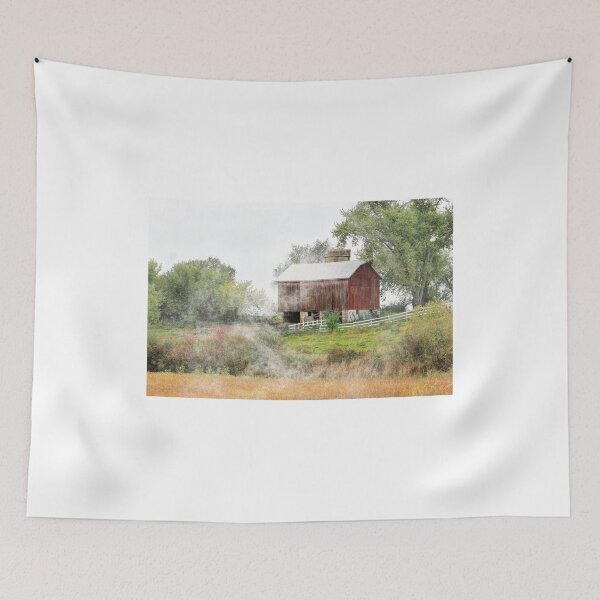 Item preview, "Foggy Day On The Farm" designed and sold by wiscbackroadz.