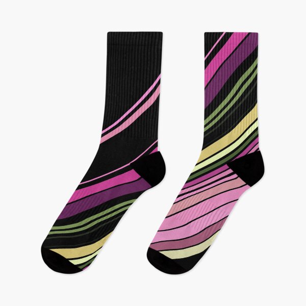 Item preview, MacAnnie black and pink strips designed and sold by MacAnnie.