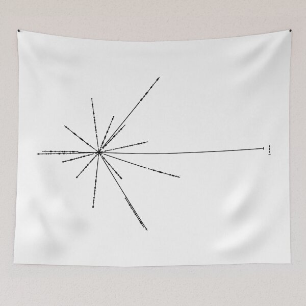 Item preview, Pioneer plaque pulsar map designed and sold by flashman.