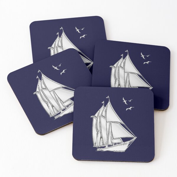 Item preview, Chrome Style Nautical Sail Boat Applique designed and sold by Garaga.