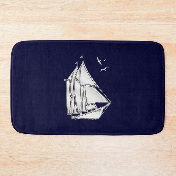 Item preview, Chrome Style Nautical Sail Boat Applique designed and sold by Garaga.
