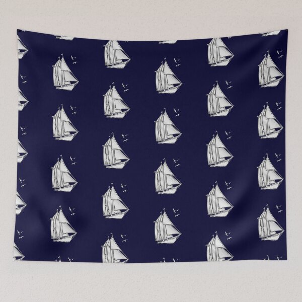 Item preview, Chrome Style Nautical Sail Boat Applique designed and sold by Garaga.