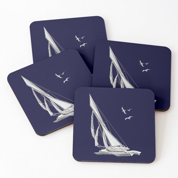 Item preview, Chrome Style Nautical Sail Boat Applique designed and sold by Garaga.