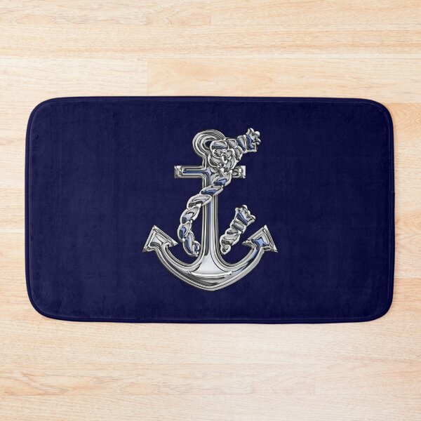 Item preview, Chrome Style Nautical Rope Anchor Applique designed and sold by Garaga.