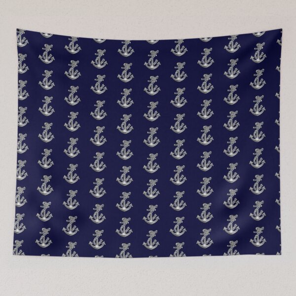 Item preview, Chrome Style Nautical Rope Anchor Applique designed and sold by Garaga.
