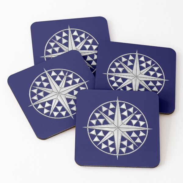 Item preview, Chrome Style Nautical Compass Star designed and sold by Garaga.