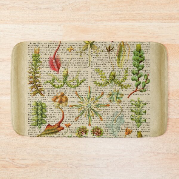 Item preview, Botanical print, on old book page - plants designed and sold by Art by Lilia.
