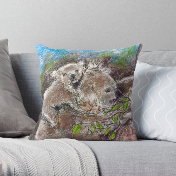 Koalas Throw Pillow