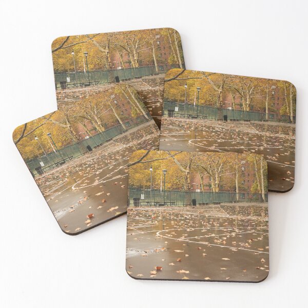 Item preview, Basketball Court in Autumn designed and sold by Through the Eyes of A Lotus.