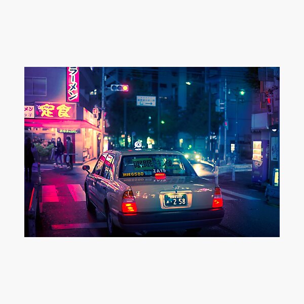 Item preview, Late night taxi ride designed and sold by TokyoLuv.