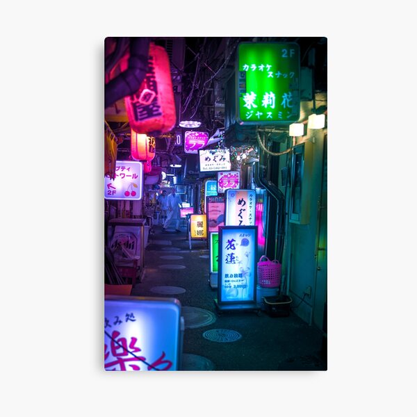 Neon Overload Canvas Print
