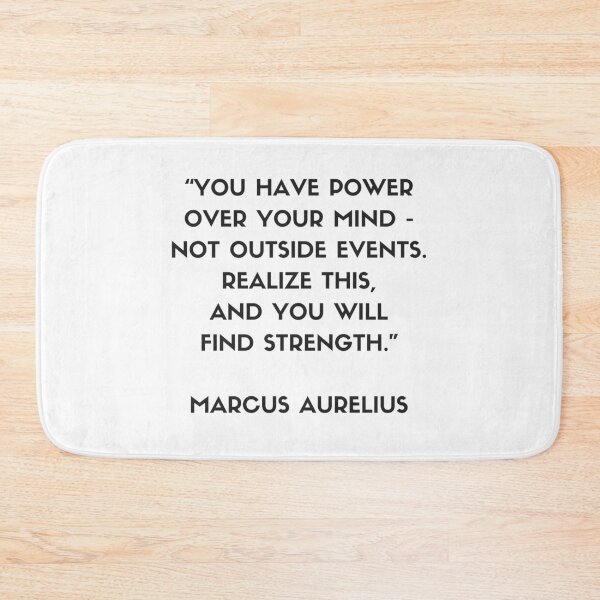 Item preview, MARCUS AURELIUS Stoic philosopher Quote  - You have power over your mind — not outside events. Realize this and you will find strength designed and sold by Inspirationmotivation.