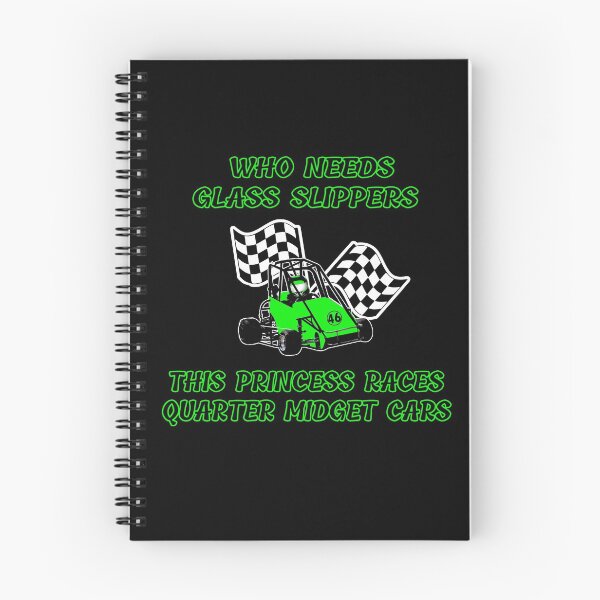 Item preview, This Princess Is Racing The Quarter Midget Cars No Slippers designed and sold by GabiBlaze.
