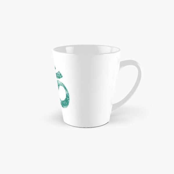 OM Yoga Spiritual Symbol in Distressed Style Tall Mug