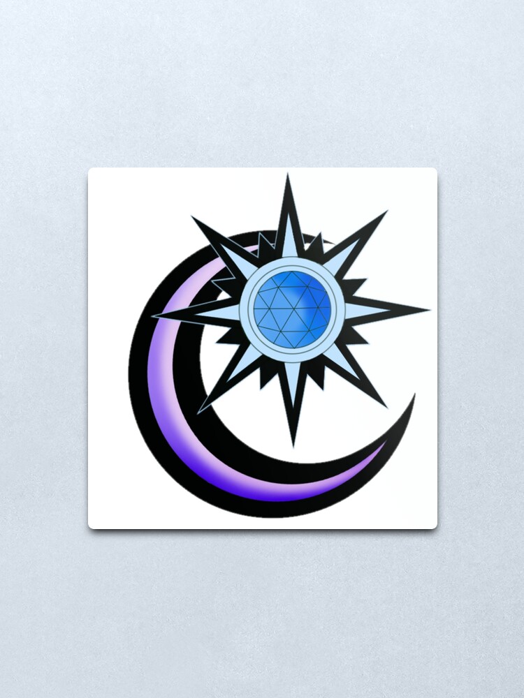 Twitches Sun And Moon Symbol Metal Print By Oldisneydesigns Redbubble
