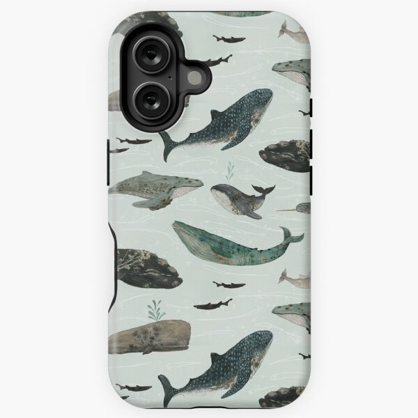Tattooed Whales iPhone Tough Case
