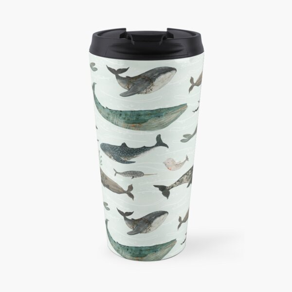 Tattooed Whales Travel Mug