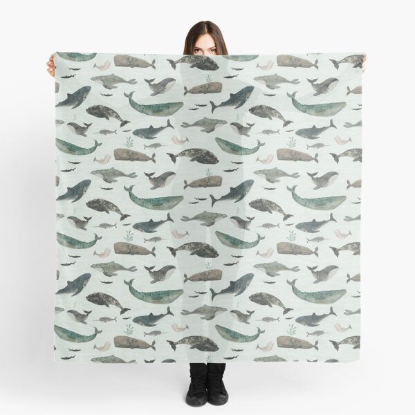Tattooed Whales Scarf