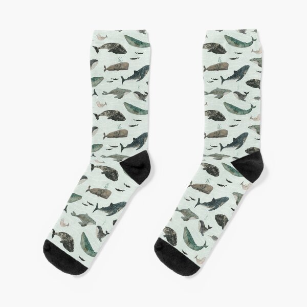 Tattooed Whales Socks