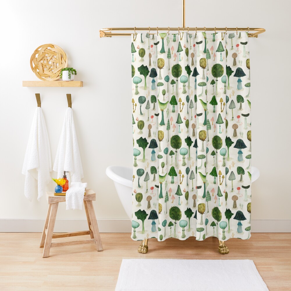 Mushrooms Shower Curtain