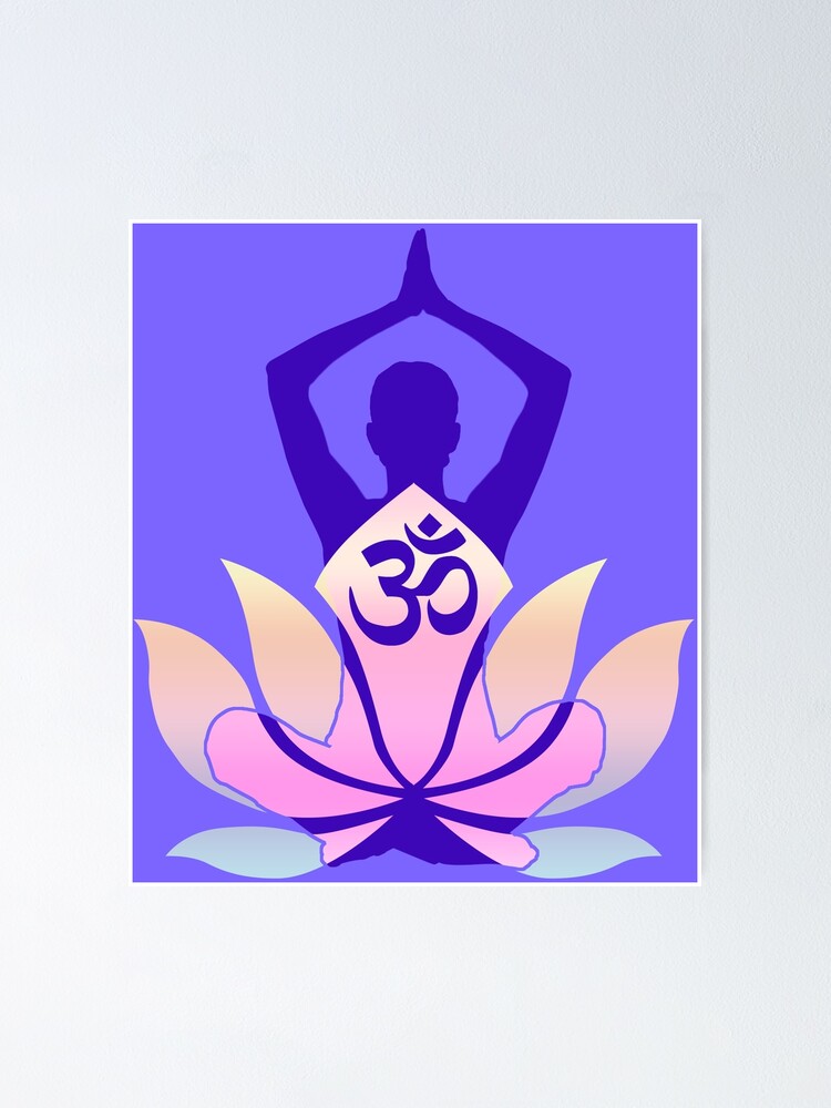 Namaste - Lotus Flower - Spiritual Yoga Om - Yogi Savasana