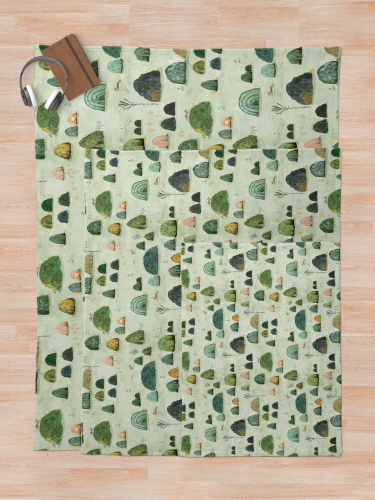 Alternate view of Mossy Hills Throw Blanket