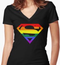 Super Queer 2 Fitted V-Neck T-Shirt