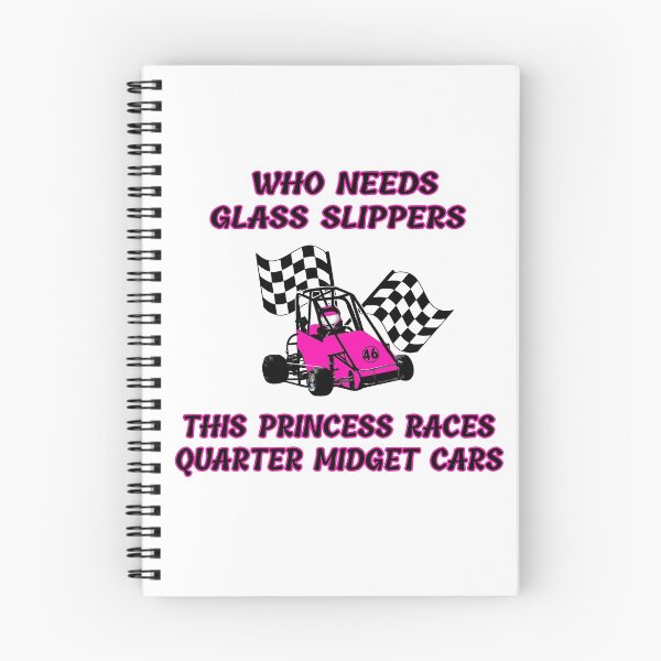 Item preview, Little Princess Races Quarter Midget Cars No Glass Slippers designed and sold by GabiBlaze.
