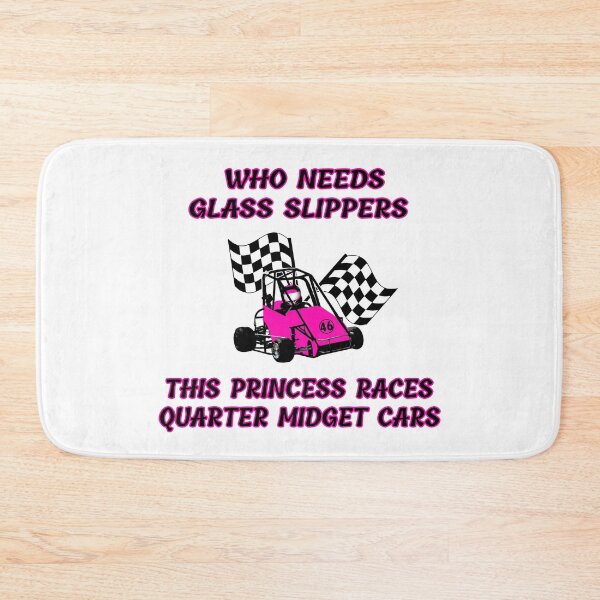 Item preview, Little Princess Races Quarter Midget Cars No Glass Slippers designed and sold by GabiBlaze.
