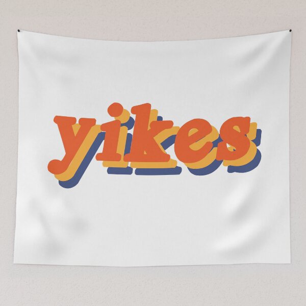 Item preview, Yikes Retro Typography designed and sold by Freshfroot.