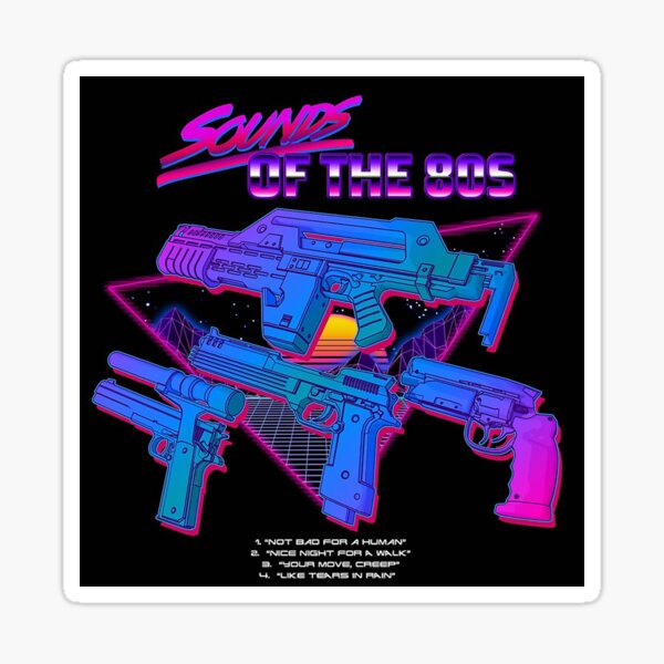 Sounds of the 80s Sticker