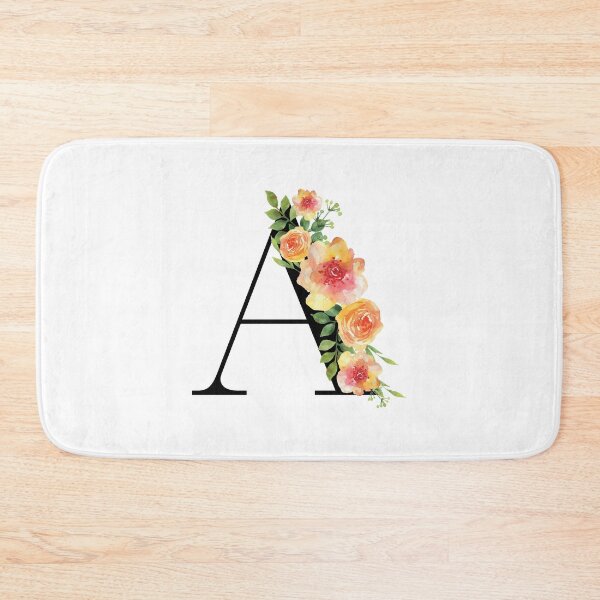 Item preview, Tropical Floral Letter A designed and sold by BuffyDesign.