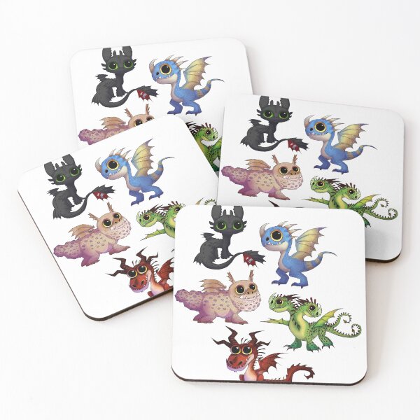 Item preview, HTTYD Absurdly Cute Dragons designed and sold by scribblefoxx.