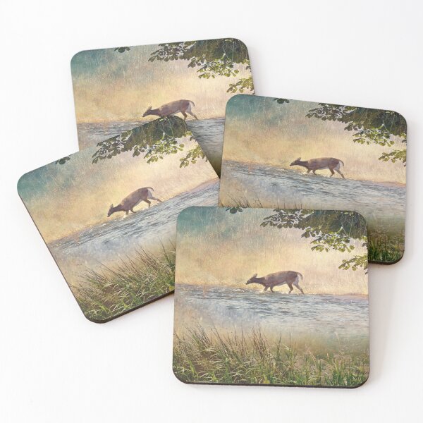Item preview, White Tail Deer Touting the Water - Parc National Mont Tremblant designed and sold by Yannik Hay.