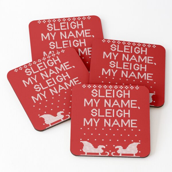 Item preview, Sleigh My Name Red Ugly Christmas Sweater designed and sold by sarahrinouye.