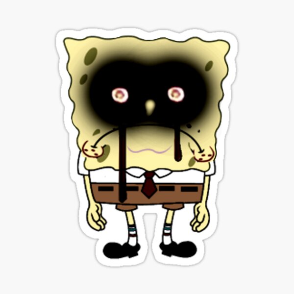 Sad Spongebob Stickers for Sale