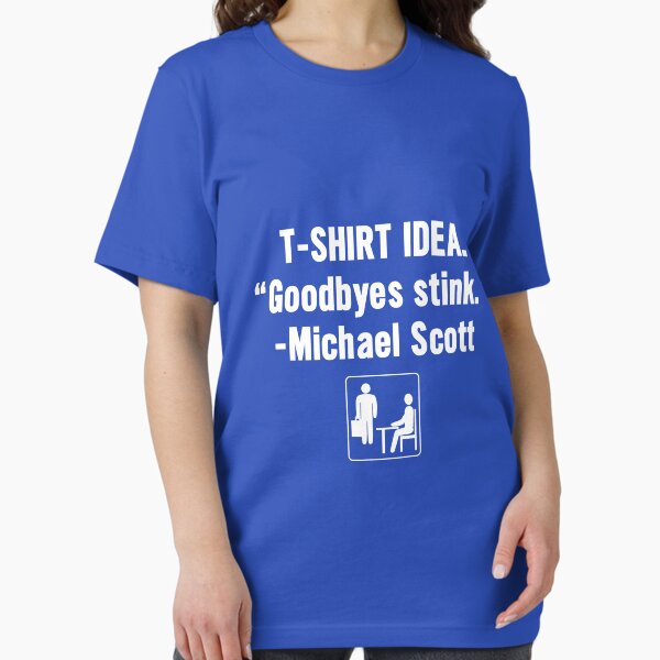 Vista previa del artículo con la obra «Idea de la camisa de Michael Scott», diseñado y vendido por SenorFiredude.