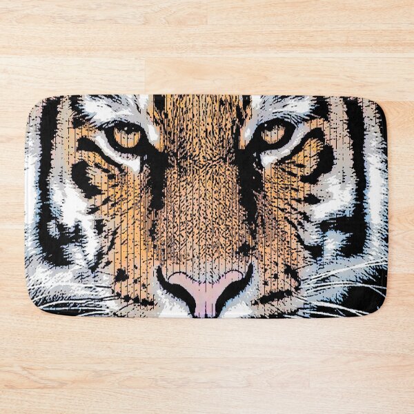 Item preview, Tiger Portrait in Graphic Press Style designed and sold by Garaga.